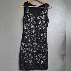 Day & Night Sequin Party Dress  Size L